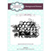 Lisa Horton A6 Background Stamp - Bee Yourself
