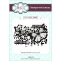 Lisa Horton A6 Background Stamp - Butterfly