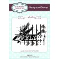 Lisa Horton A6 Background Stamp - Dragonfly