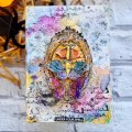 Sam Poole A6 Pre-cut Rubber Stamp - Moth Philosophy