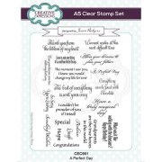 Jamie Rodgers A5 Clear Stamp Set - A Perfect Day