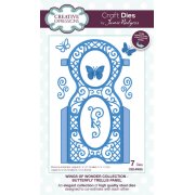 Wings of Wonder Craft Die - Butterfly Trellis Panel