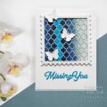 Wings of Wonder Craft Die - Moroccan Scalloped Lattice Background