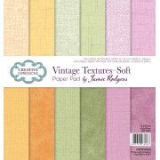 Jamie Rodgers Soft Vintage Textures 8x8 Paper Pad - Creative Expressions