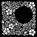 Jamie Rodgers 6x6 Stencil - Bountiful Bouquet