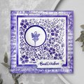 Jamie Rodgers 6x6 Stencil - Bountiful Bouquet