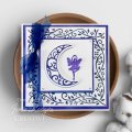 Jamie Rodgers 6x6 Stencil - Entwined Floral Frame