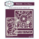 Creative Expressions Jamie Rodgers Stencil Set - Sunflower Bouquet