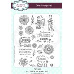 Creative Expressions Journaling A5 Clear Stamp Set - Flower