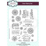 Creative Expressions Journaling A5 Clear Stamp Set - Flower