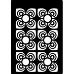 Creative Expressions Mini Stencil - Mosaic Flower