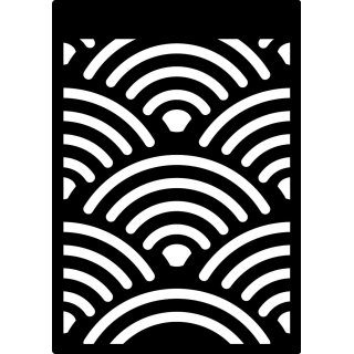 Creative Expressions Mini Stencil - Rainbows