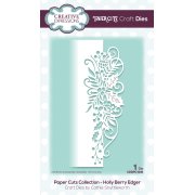 Paper Cuts Edger Die - Holly Berry