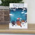 Paper Cuts Double Edger Die - Snow Owls