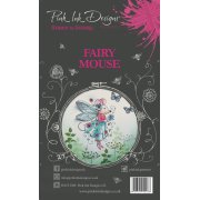 Pink Ink Designs A6 Clear Stamp Set - Fairy Mouse