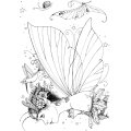 Pink Ink Designs A5 Clear Stamp Set - Acorn Fairy