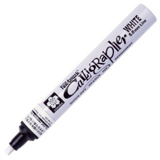 Sakura Pen-Touch Calligrapher White Medium 5mm