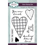 Sam Poole 6x4 Clear Stamp Set - Hugs & Kisses