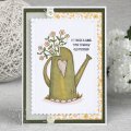 Sam Poole 6x4 Clear Stamp Set - Friendship Watering Can