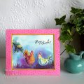 Sam Poole 6x4 Clear Stamp Set - Hey Chick