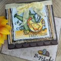 Sam Poole 6x4 Clear Stamp Set - Hey Chick
