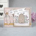 Sam Poole 6x4 Clear Stamp Set - Bee-you-tiful Beehive