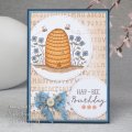 Sam Poole 6x4 Cling Mounted Rubber Stamp - Rustic Alphabet 