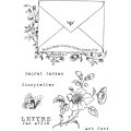 Sam Poole 6x4 Clear Stamp Set - Floral Envelope
