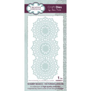 Sam Poole Shabby Basics Die - Victorian Lace Die