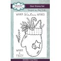 Sam Poole 6x4 Clear Stamp Set - Fuzzy Mittens