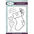 Sam Poole 6x4 Clear Stamp Set - Sweet Stocking
