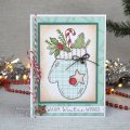 Sam Poole 6x4 Clear Stamp Set - Fuzzy Mittens