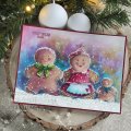 Sam Poole 6x8 inch Clear Stamp Set - Gingerbread Bakes