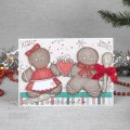 Sam Poole 6x8 inch Clear Stamp Set - Gingerbread Bakes