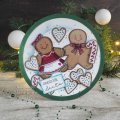 Sam Poole 6x8 inch Clear Stamp Set - Gingerbread Bakes