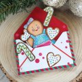 Sam Poole 6x8 inch Clear Stamp Set - Gingerbread Bakes