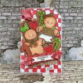 Sam Poole 6x8 inch Clear Stamp Set - Gingerbread Bakes