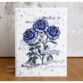 Sam Poole 6x8 Inch Clear Stamp Set - Shabby Textures