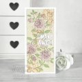 Sam Poole 6x8 Inch Clear Stamp Set - Timeless Roses