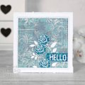 Sam Poole 6x6 Stencil - Trellis Vines