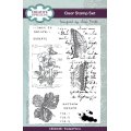 Sam Poole 6x4 Clear Stamp Set - Faded Flora