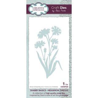 Sam Poole Shabby Basics Die - Hedgerow Thistle