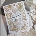 Sam Poole 6x4 Pre Cut Rubber Stamp - Nature Fragments