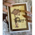 Sam Poole 6x4 Pre Cut Rubber Stamp - Nature Fragments