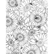 Creative Expressions Pre-Cut Rubber Stamp - Sunny Days