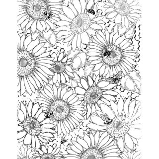 Creative Expressions Pre-Cut Rubber Stamp - Sunny Days