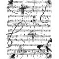 Creative Expressions Pre-Cut Rubber Stamp - Butterfly Chorus