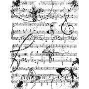 Creative Expressions Pre-Cut Rubber Stamp - Butterfly Chorus