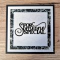 Creative Expressions Pre-Cut Rubber Stamp - Speckled Blooms