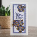 Sue Wilson Slimline Stencil - Floral Swirl